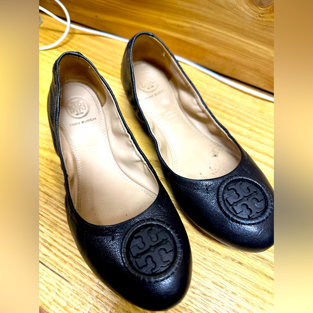 Tory Burch Black flats 6.5 size